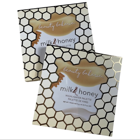 Beauty Bakerie Milk & honey highlighter palette, highly pigmented, 4 colors - Picture 1 of 5